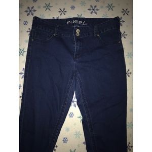 Rue 21 Dark Blue MidRise Jeggings (non-ripped)